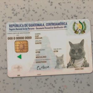 Guatemala-Identity-Card-Template