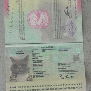 Nepal-Passport-Template