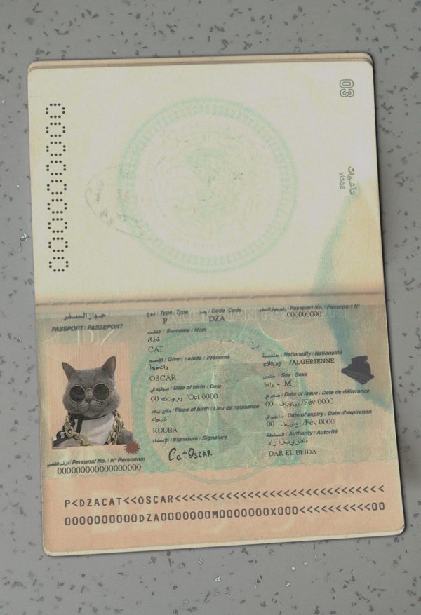 Algeria-Passport-Template-