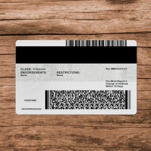 Arizona Driver License PSD Template