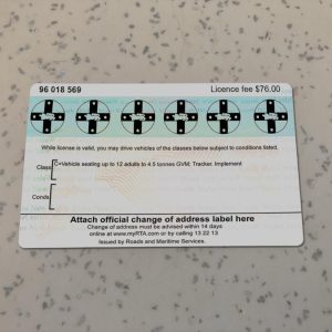 NSW Driver License PSD, Australia ID Template,