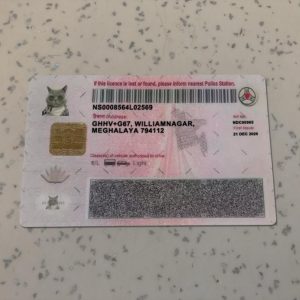 Bangladesh Driver License PSD Template