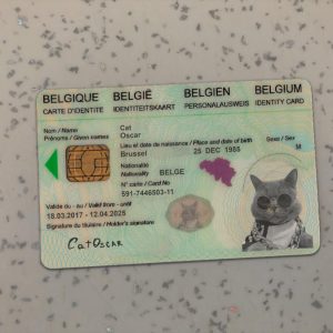 Belgium Identity Card