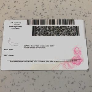 Connecticut-Driver-License-Template