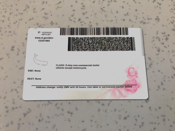 Connecticut-Driver-License-Template