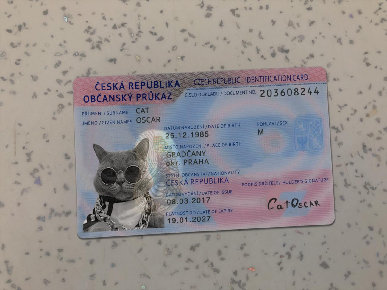 Czech Identity Card