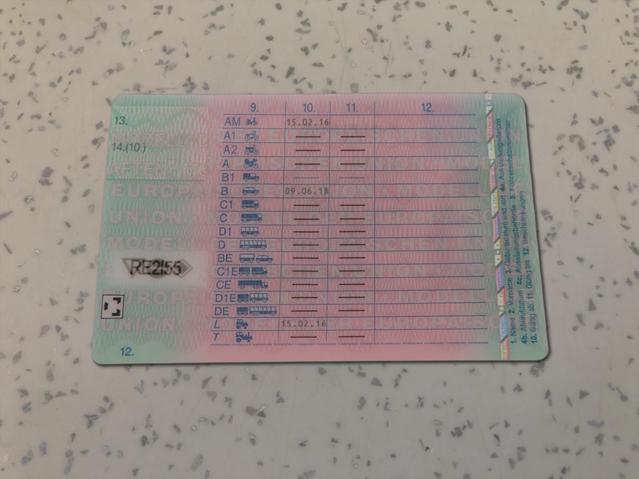 Germany-Driver-License-Template