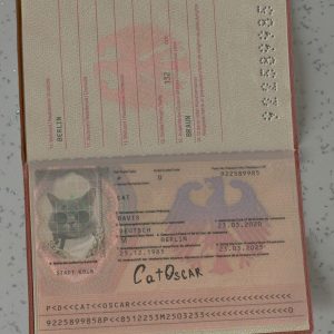 Germany-Passport-Template