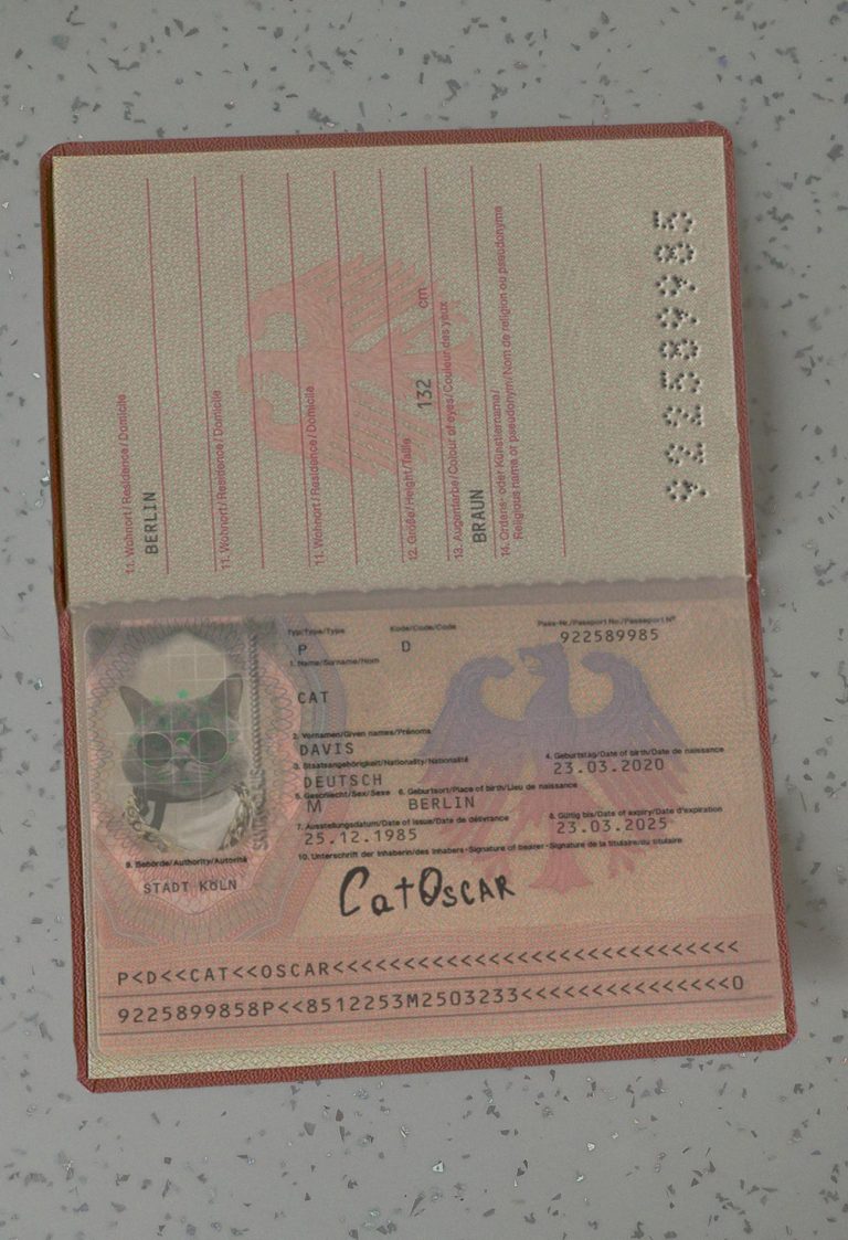 Germany-Passport-Template