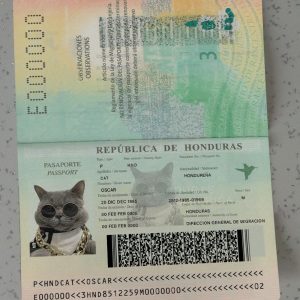 Honduras-Passport-Template