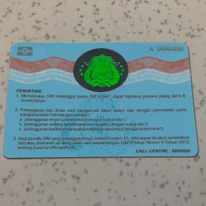 Indonesia-Driver-License-Template-