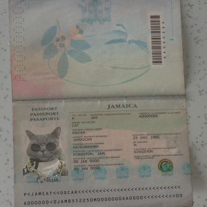 Jamaica-Passport-Template