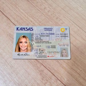 Kansas-Driver-License-Template
