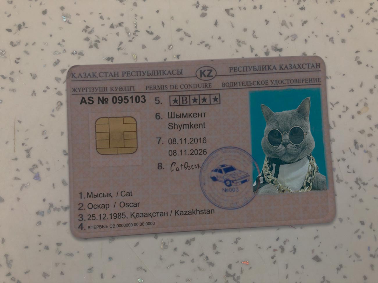 Kazakhstan-Driver-License-Template-