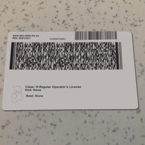 Mississippi-Driver-License-Template-