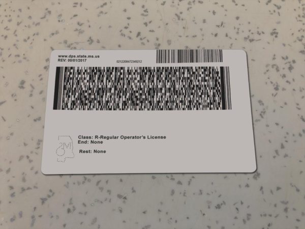 Mississippi-Driver-License-Template-