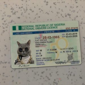 Nigeria-Driver-License-Template