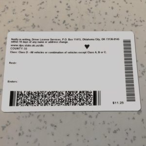 Oklahoma-Driver-License-Template