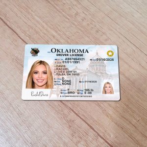 Oklahoma-Driver-License-Template
