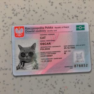 Poland Identity Card Template